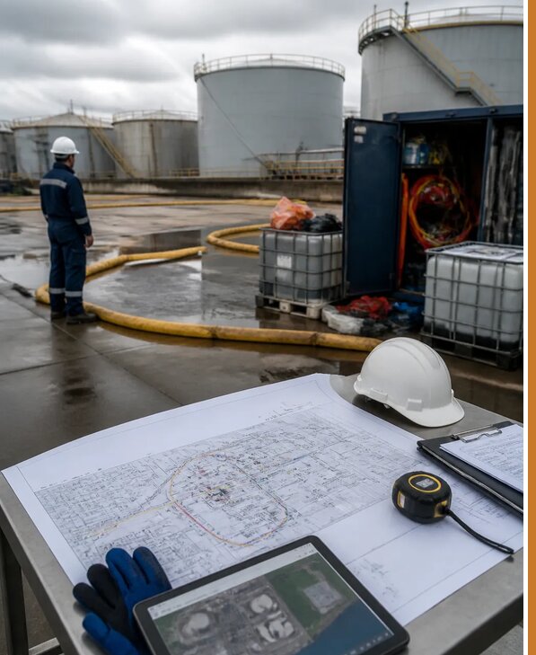 Разработка плана ликвидации разливов нефти в Барнауле